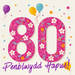 Penblwydd Hapus 80 | Cardiau.Cymru - Siop Y Pentan