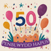 Penblwydd Hapus 50 | Cardiau.Cymru - Siop Y Pentan