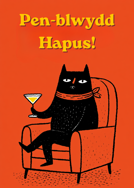 Pen-blwydd Hapus | Cardiau.Cymru - Siop Y Pentan