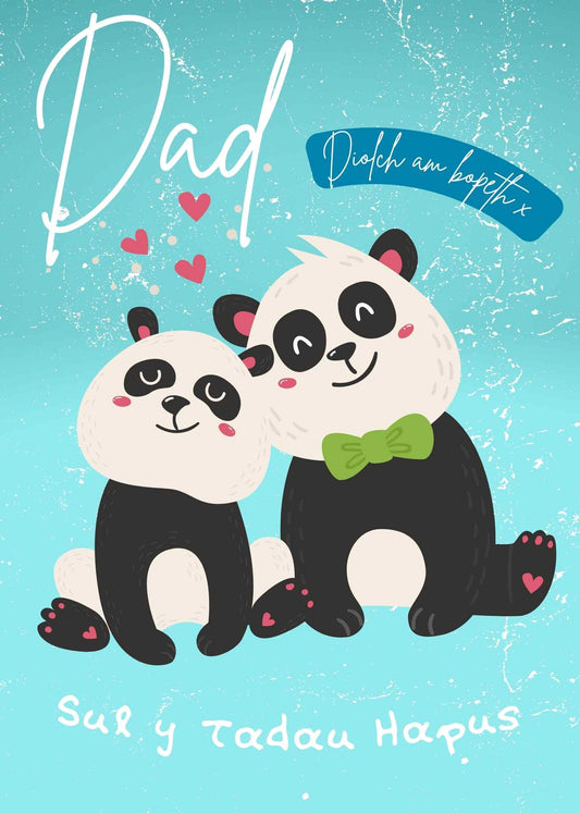 Dad - Sul y Tadau Hapus! | Cardiau.Cymru - Siop Y Pentan
