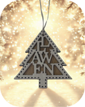 Addurn Nadolig 'Llawen' | Cardiau.Cymru - Siop Y Pentan
