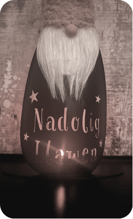 Addurn corach metal 'Nadolig Llawen' | Cardiau.Cymru