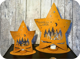 Addurn metal 'Nadolig Llawen' | Cardiau.Cymru