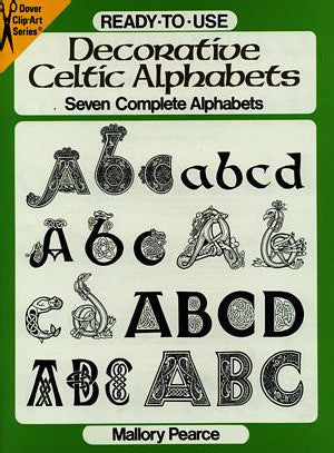 Dover Clip-Art Series: Decorative Celtic Alphabets - Siop Y Pentan