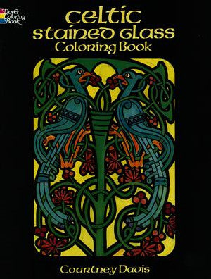 Celtic Stained Glass Coloring Book - Siop Y Pentan