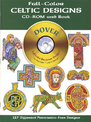 Full Color Celtic Designs (CD-ROM & Book) - Siop Y Pentan