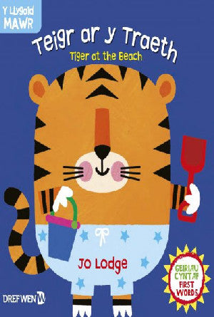 Cyfres y Llygaid Mawr: Teigr ar y Traeth / Tiger at the Beach - Siop Y Pentan