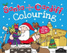 Santa is Coming to Cardiff Colouring Book - Siop Y Pentan