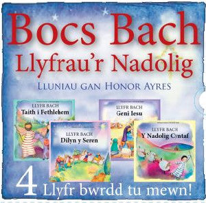 Bocs Bach Llyfrau'r Nadolig - Siop Y Pentan