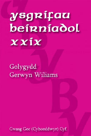 Ysgrifau Beirniadol XXIX - Siop Y Pentan