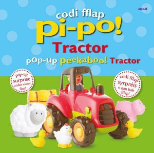 Codi Fflap Pi-Po! Tractor / Pop-Up Peekaboo! Tractor - Siop Y Pentan