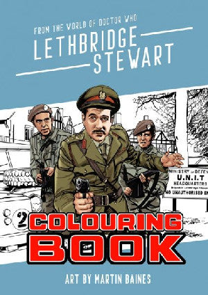 Lethbridge Stewart Colouring Book - Siop Y Pentan