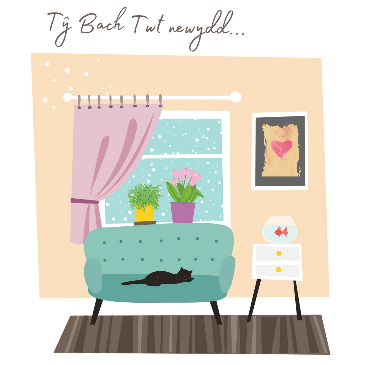 Ty Bach Twt Newydd... | Cardiau.Cymru - Siop Y Pentan