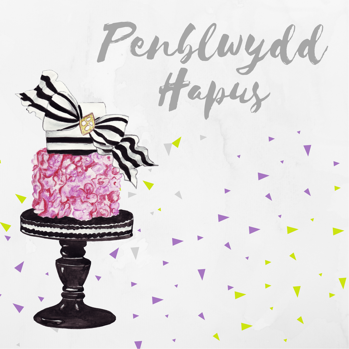 Pecyn o Gardiau Penblwydd (8) - Siop Y Pentan