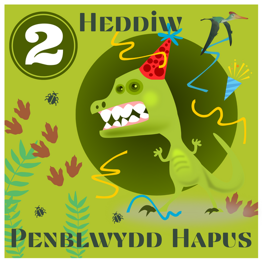 Penblwydd Hapus 2 | Cardiau.Cymru - Siop Y Pentan