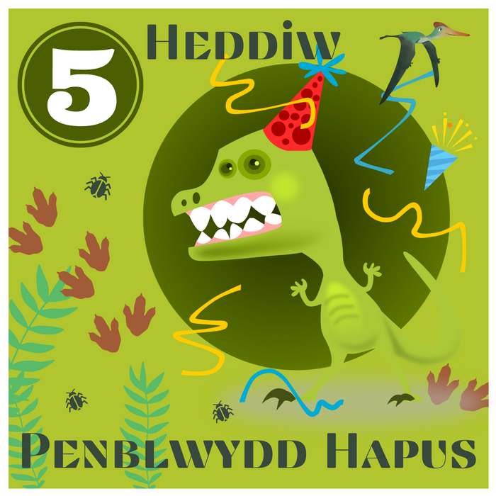 Penblwydd Hapus 5 | Cardiau.Cymru - Siop Y Pentan