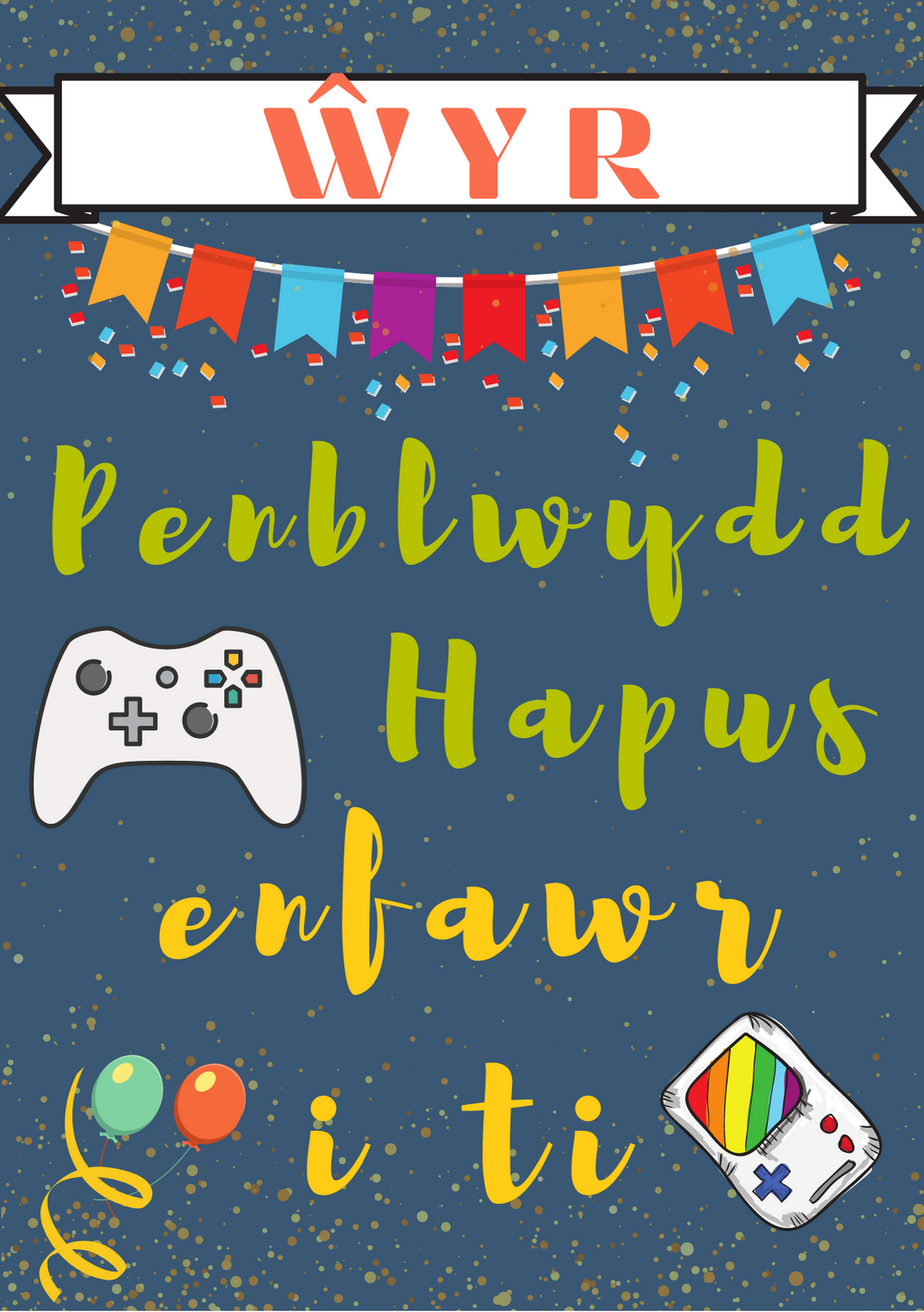 Penblwydd Hapus Wyr | Cardiau.Cymru - Siop Y Pentan