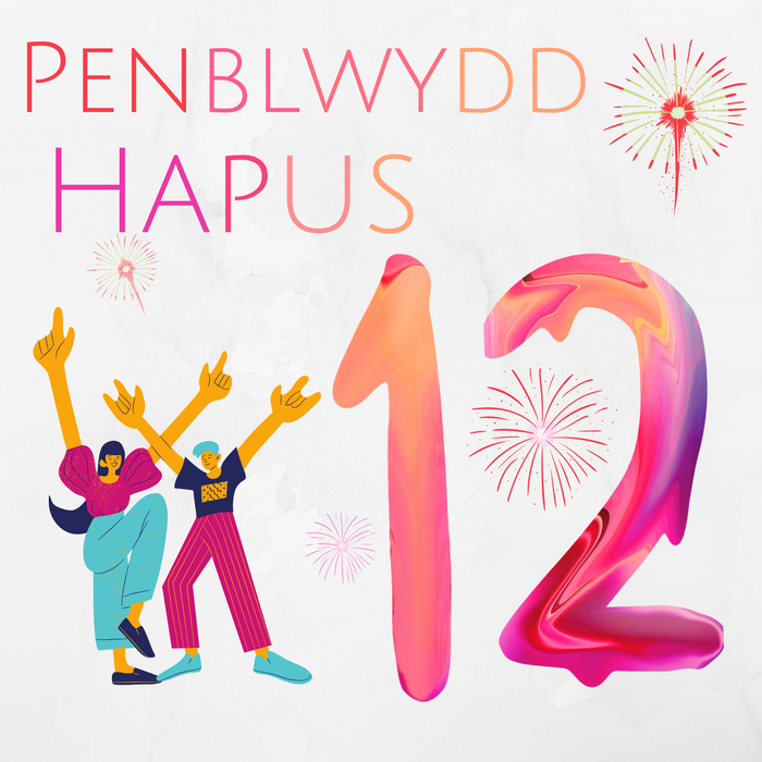 Penblwydd Hapus 12 | Cardiau.Cymru - Siop Y Pentan