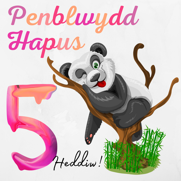 Penblwydd Hapus 5 | Cardiau.Cymru - Siop Y Pentan