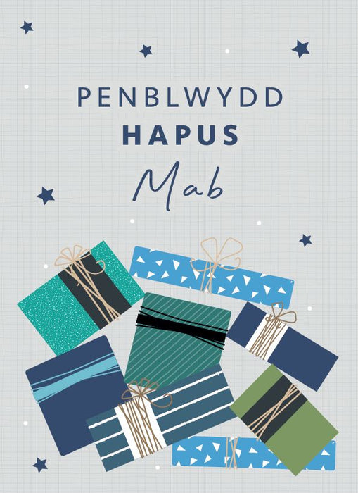 Penblwydd Hapus Mab | Cardiau'r Dderwen - Siop Y Pentan