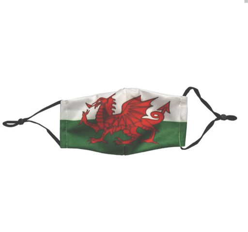 Mwgwd 5 Haen / 5 Layer Mask | Y Ddraig Goch - Siop Y Pentan